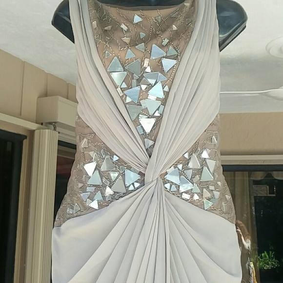 Tadashi Shoji Dresses & Skirts - Mirrored Tadashi gown with train